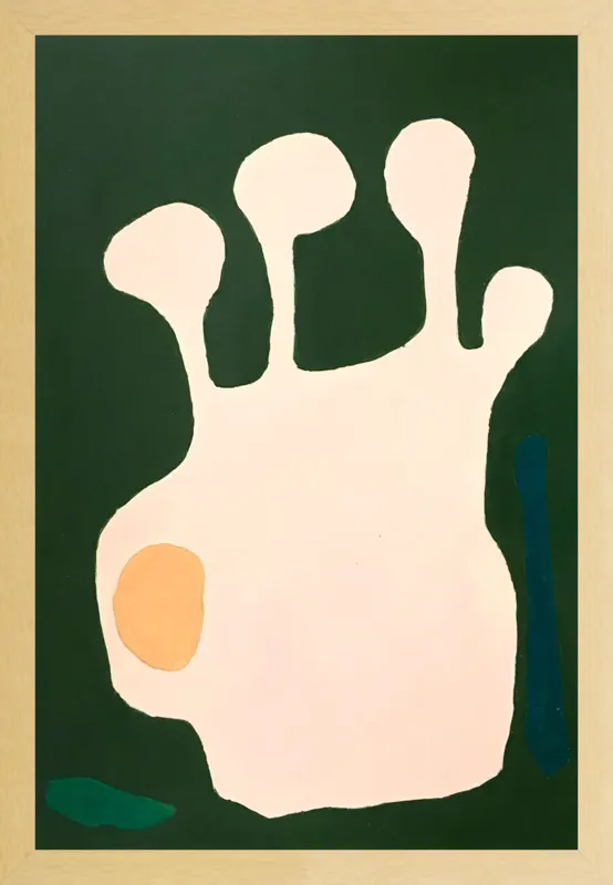 Nectarine Vase, abstraction 11 by Neicy Frey by Neicy Frey for Artfully Walls