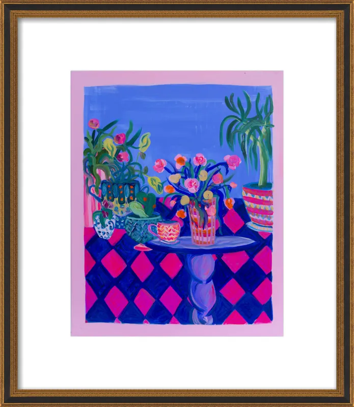 Pots and Plants painting by Davina Shefet for Artfully Walls