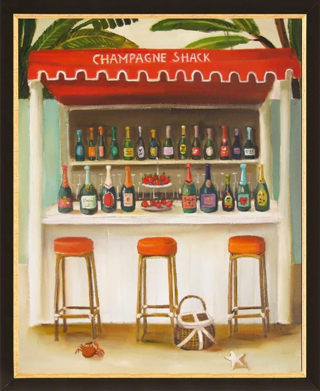 Champagne Shack by Janet Hill for Artfully Walls