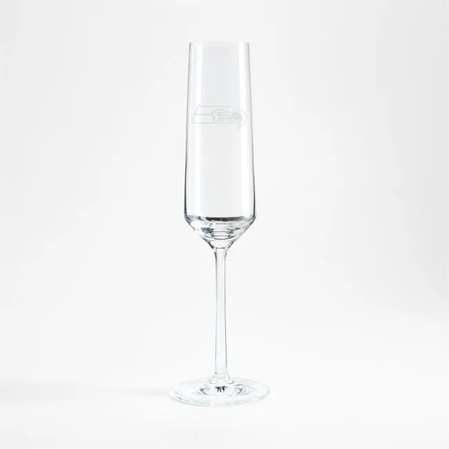 NFL Seattle Seahawks Tour 8-Oz. Champagne Glasses, Set of 4