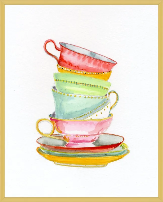 Teacups by Miri Eshet for Artfully Walls
