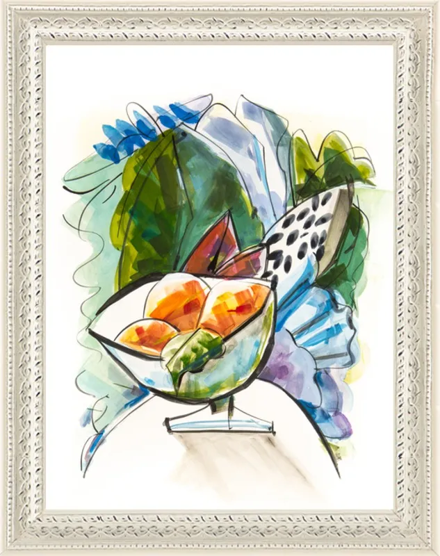 Still life with oranges by Becky Aubry for Artfully Walls