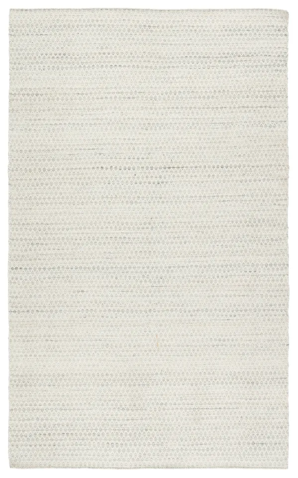Eliza PNR04 Handmade Outdoor Trellis Taupe and Cream Area Rug (2'x3')