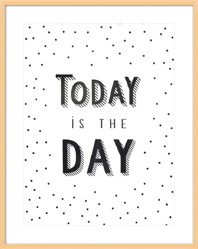 Today is the day by Lonneke de Roos - Kind of Style for Artfully Walls