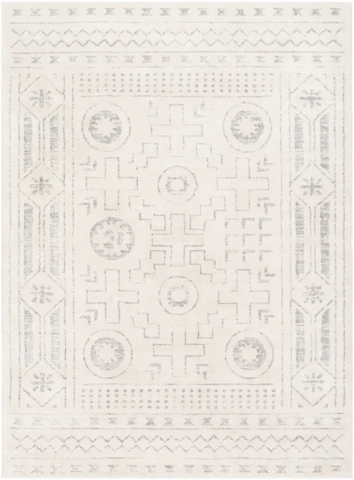 Roma Beige Indoor 5'3" x 7'1" Machine Woven Rug