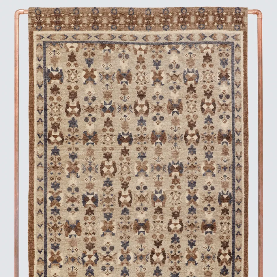 The Citizenry Aisha Hand-Knotted Area Rug | 10' x 14' | Tan/Beige