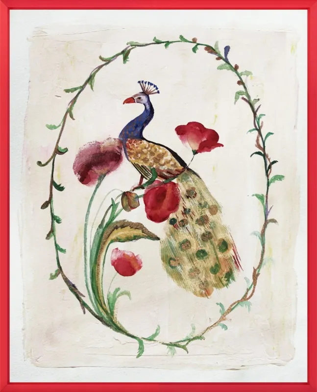 Peacock by Ruti Shaashua for Artfully Walls
