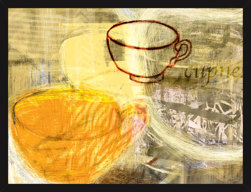 Still Life with Cups by Carmel Kushnir for Artfully Walls