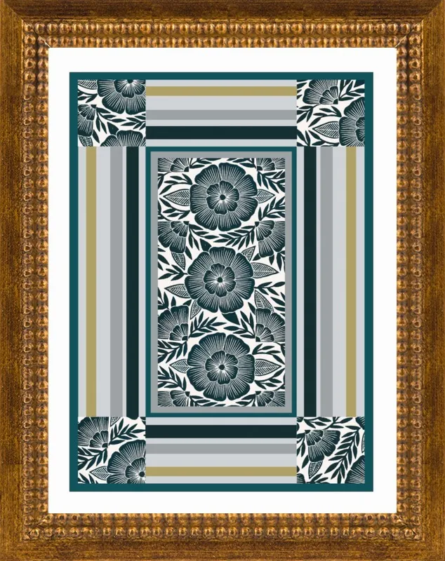 Botanical Frame 1 by Katharine Watson for Artfully Walls