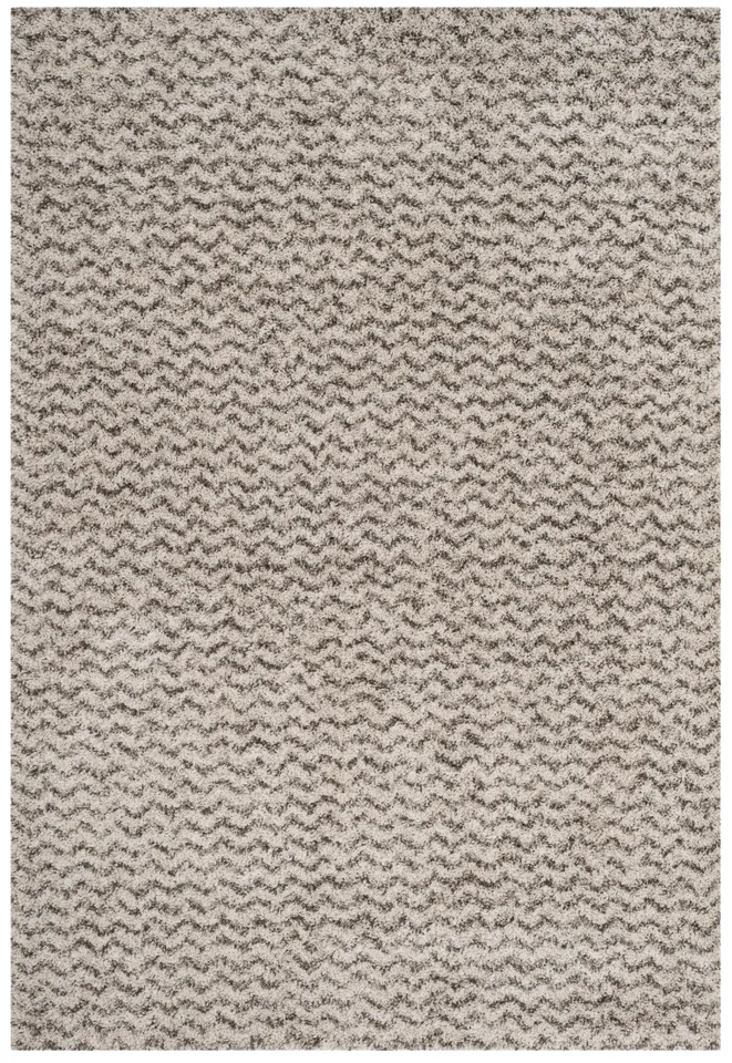 Arlo Home Woven Area Rug, SGH330A, Ivory/Grey,  5' 1" X 7' 6"