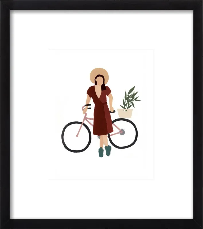 Biking Beauty by Taylor Ann for Artfully Walls