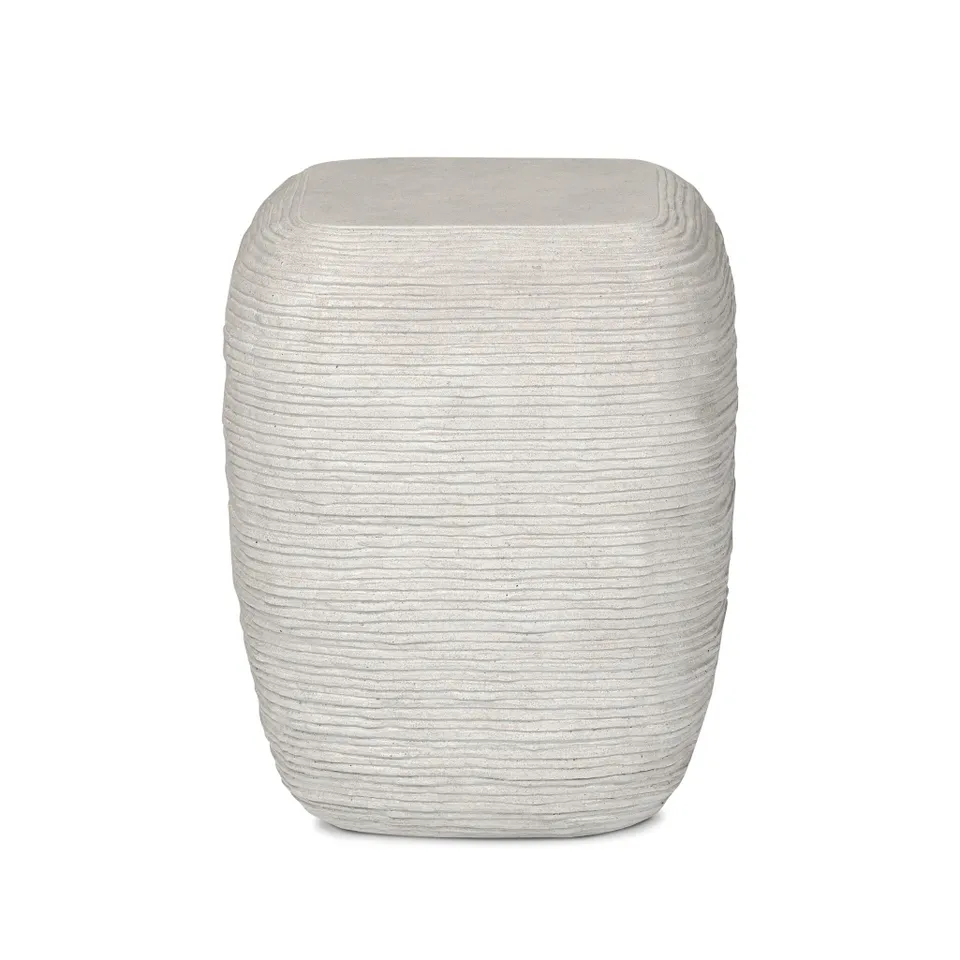 Cirri End Table - Smooth Lunar Concrete