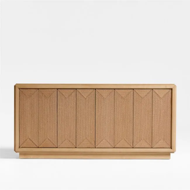 Roseau 69" Natural Wood Credenza