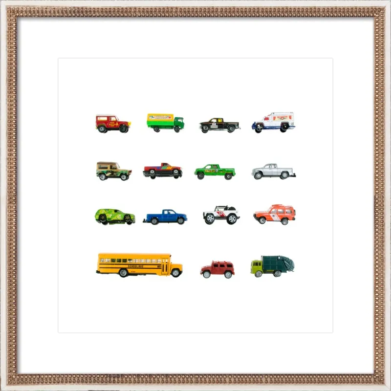 Vintage Toy Trucks by Jennifer Steen Booher for Artfully Walls