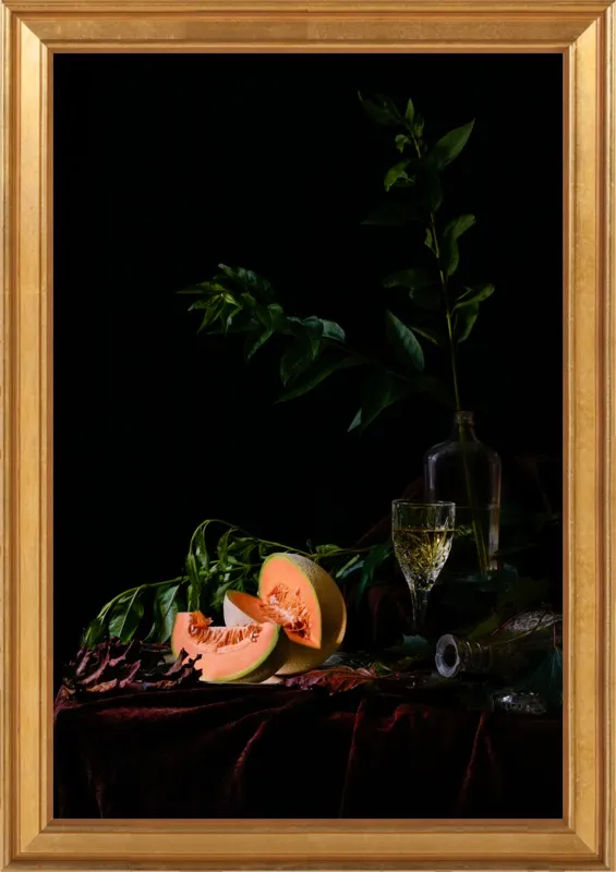 Cantaloupe by Dustin Halleck for Artfully Walls