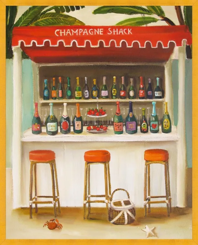 Champagne Shack by Janet Hill for Artfully Walls