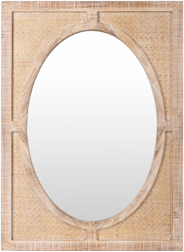 Georgia Brown 32"H x 23"W x 1"D Accent Mirror
