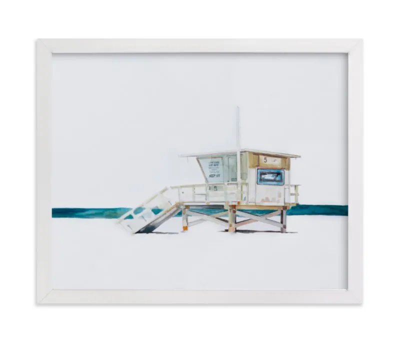 Hermosa Beach Lifeguard Tower Limited Edition Fine Art Print