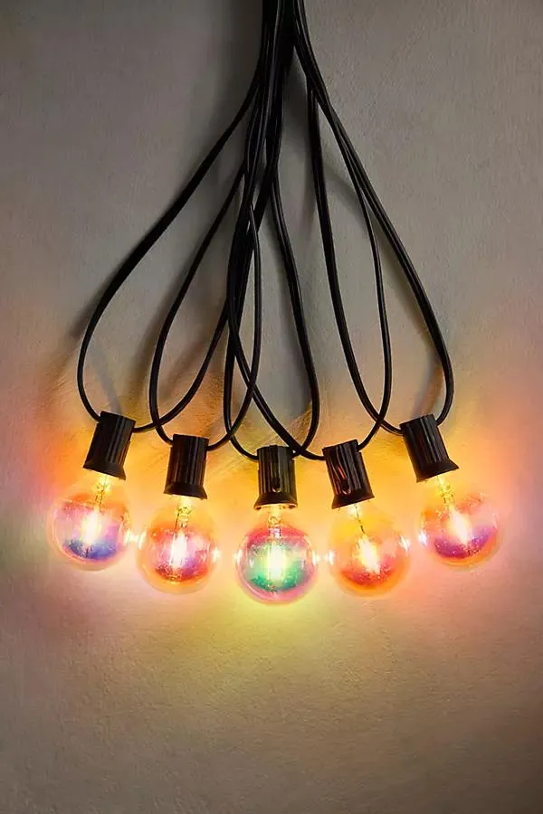 Stargazer Garden Lights, Set of 21 Bulbs, Iridescent