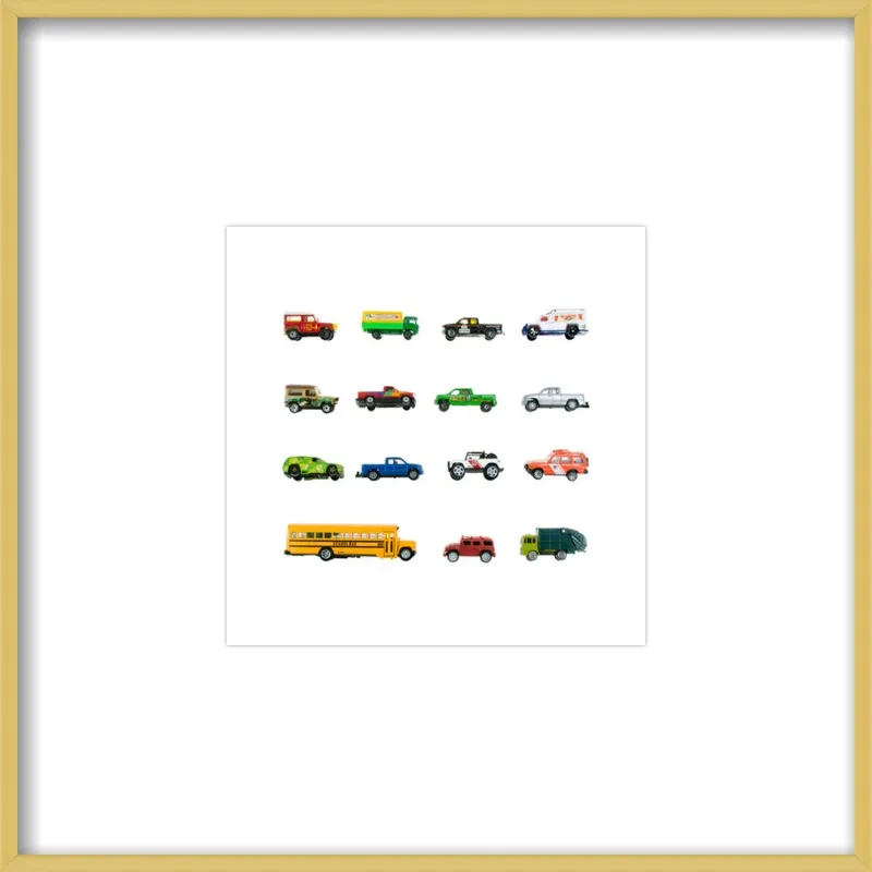 Vintage Toy Trucks by Jennifer Steen Booher for Artfully Walls