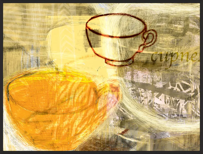 Still Life with Cups by Carmel Kushnir for Artfully Walls