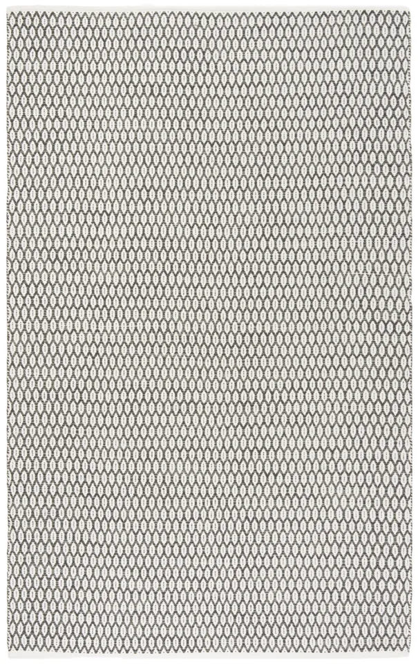 Arlo Home Hand Woven Area Rug, MTK608J, Charcoal/Ivory,  5' X 8'