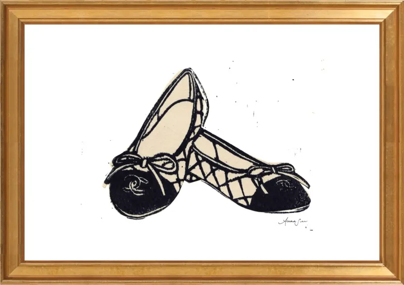 Chanel Ballet Flats by Anna See for Artfully Walls