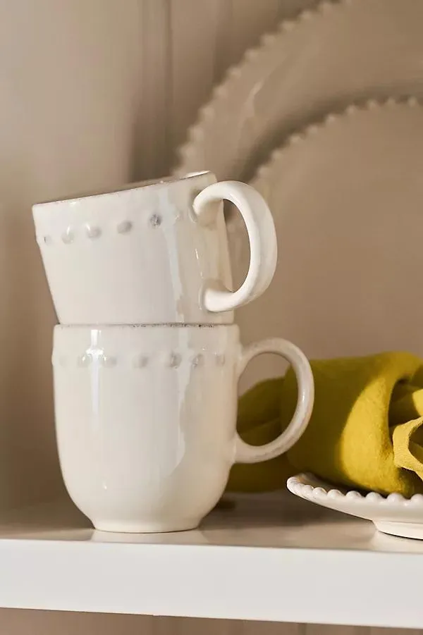 Pearl Mugs, Set of 4