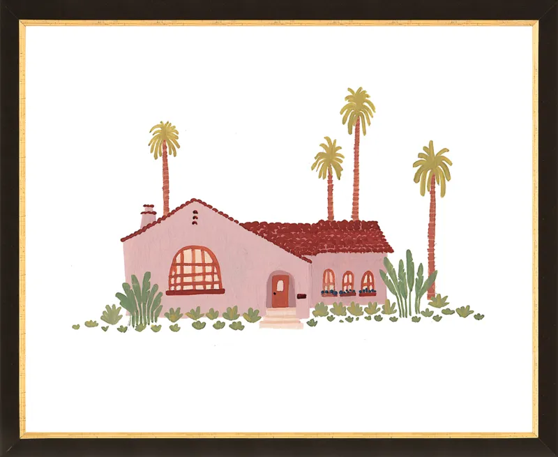 Pink Bungalow by Taylor Ann for Artfully Walls