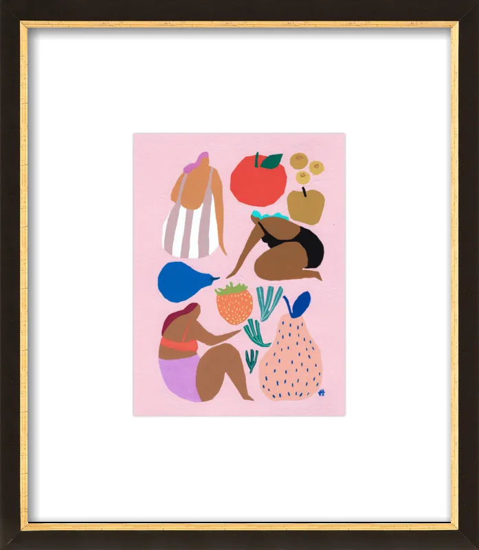Pink Pear by Joanne Ho for Artfully Walls