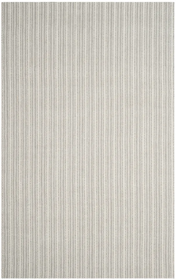 Arlo Home Hand Hooked Area Rug, WIL105A, Grey/Ivory,  5' X 8'
