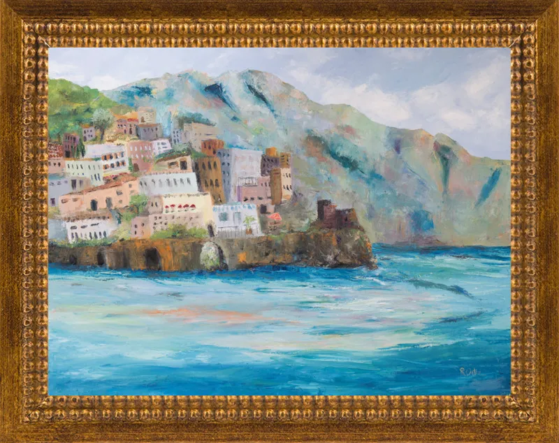 Amalfi Coast by Renee A Ortiz for Artfully Walls
