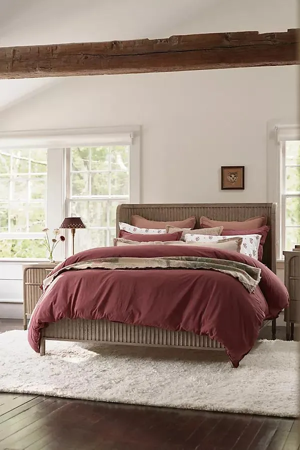 The Isla Fluted-Wood Bed
