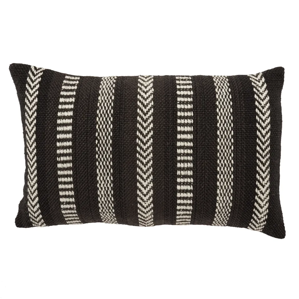 Design (US) Black Ivory 13"X21" Pillow