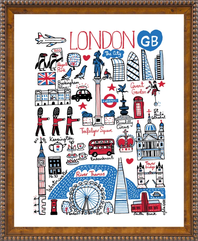 London by Julia Gash for Artfully Walls