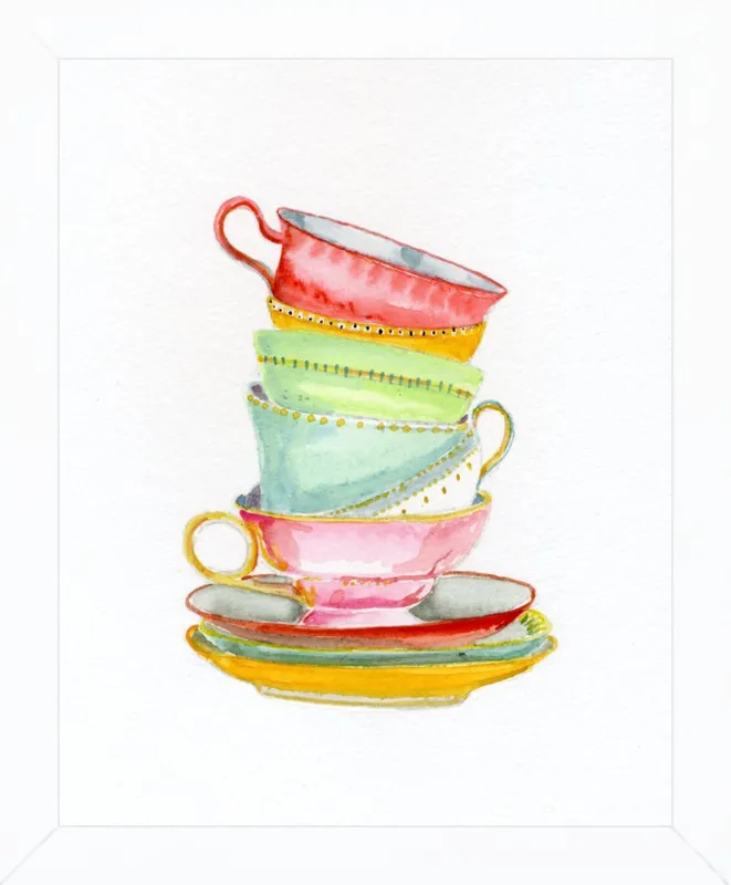 Teacups by Miri Eshet for Artfully Walls