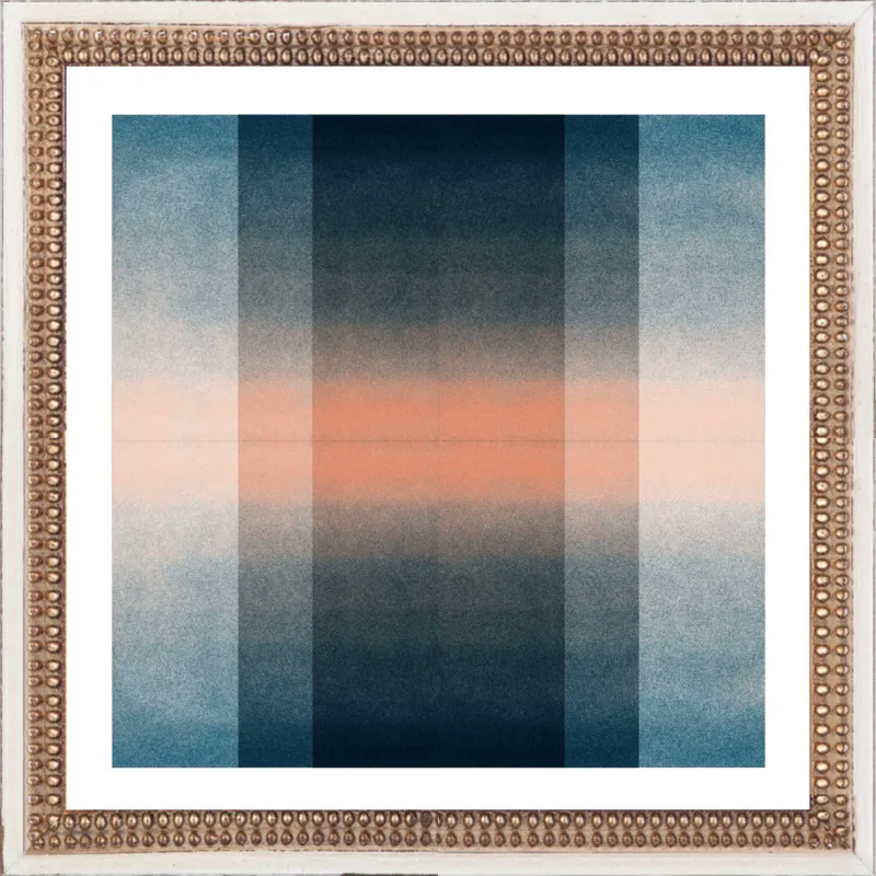 Color Space 3: Blush Pink & Midnight Blue by Jessica Poundstone for Artfully Walls