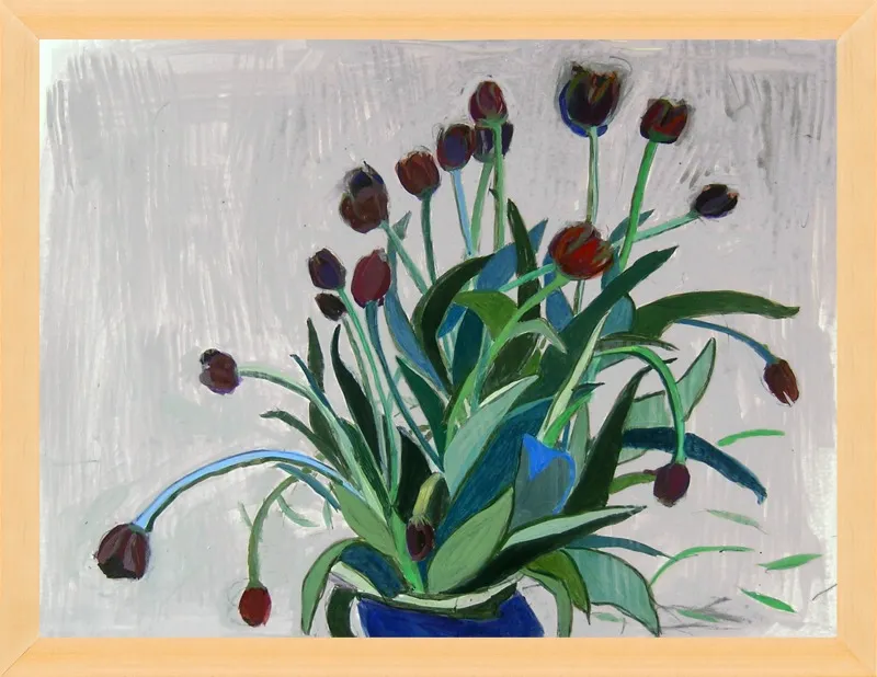 queen of the night tulip by Liz Innvar for Artfully Walls