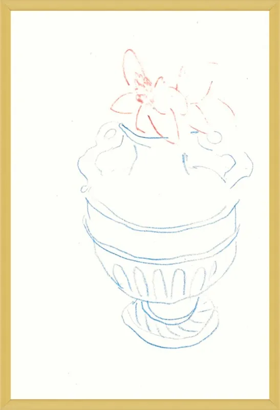 Sevres vase by Shanti Shea An for Artfully Walls