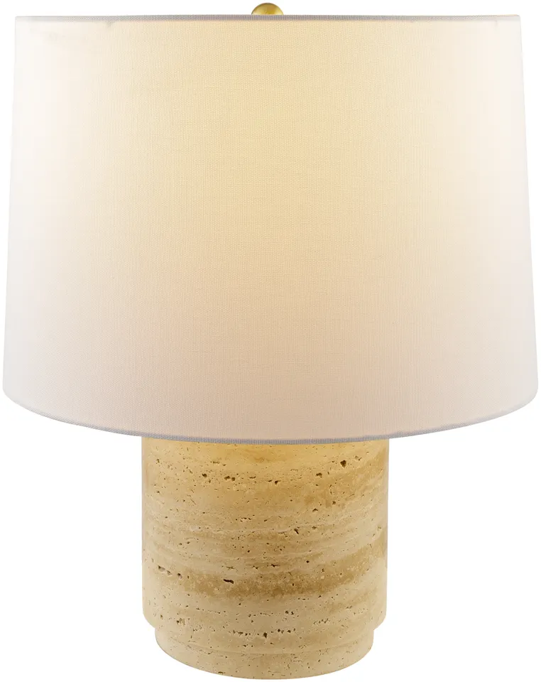 Travera  Stone Washed 19"H x 15"W x 15"D Accent Table Lamp