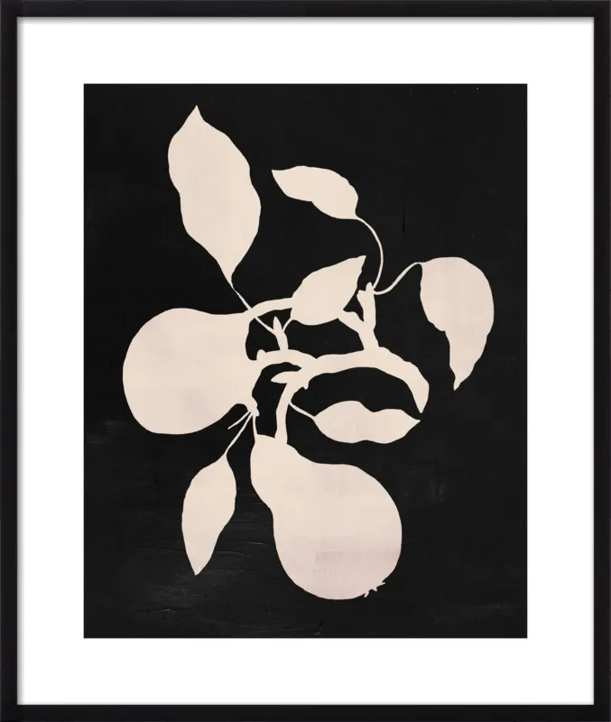 pears black and white by Ruti Shaashua for Artfully Walls