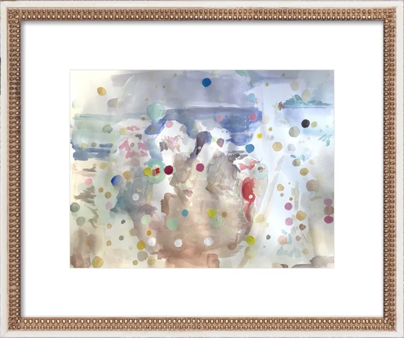Beach scene (from memory)  by Hannah Dean for Artfully Walls