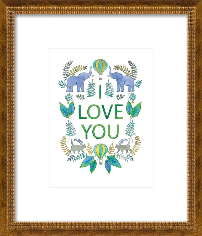 I Love You by Rachel Rogers for Artfully Walls
