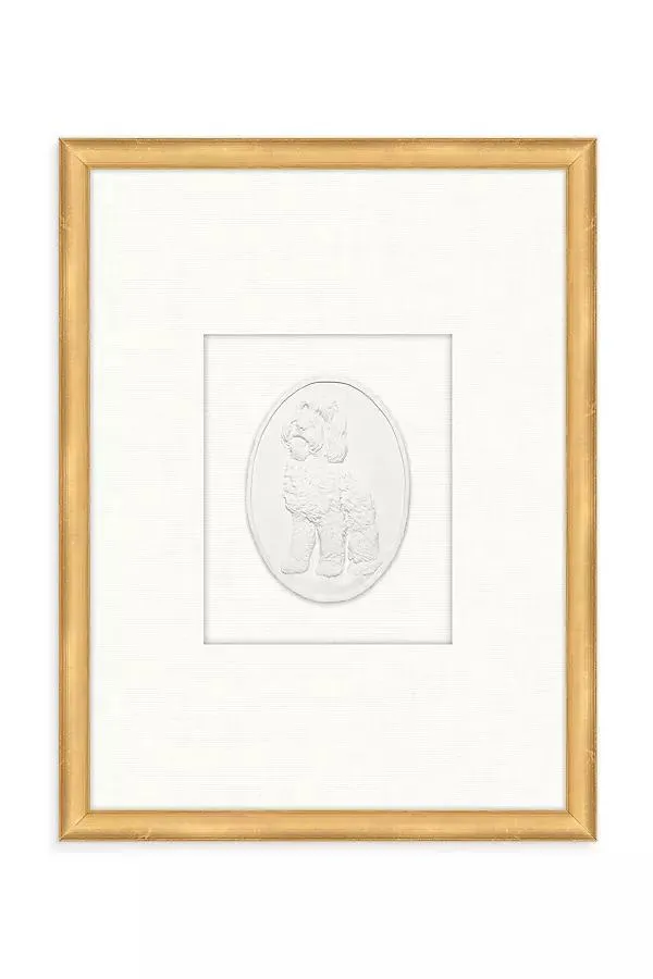 Dog Cameo Wall Art