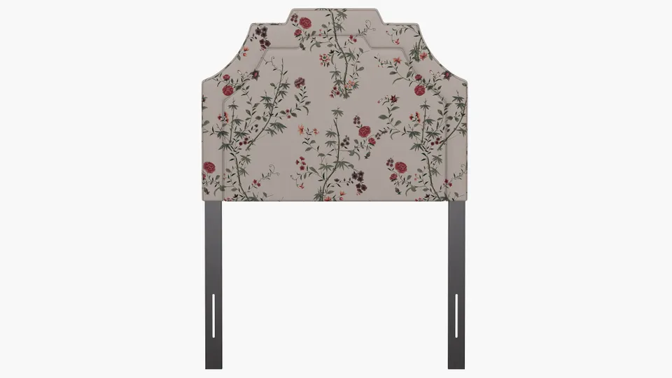 Art Deco Headboard, Multi Bamboo Garden, Twin