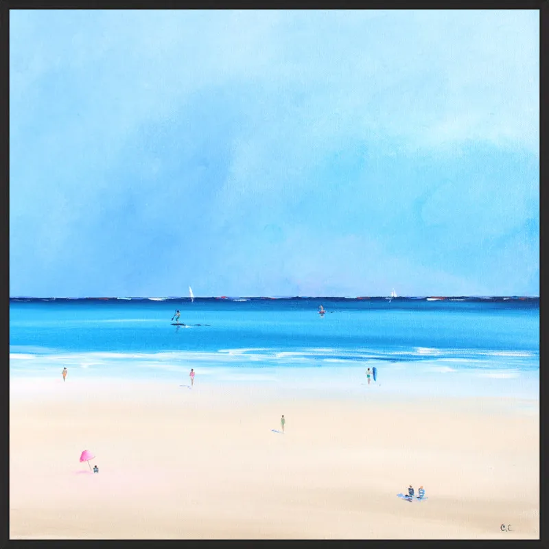 Smooth Ocean Sale by Caroline Chriss  for Artfully Walls