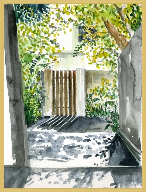 Garden Gate by Miri Eshet for Artfully Walls
