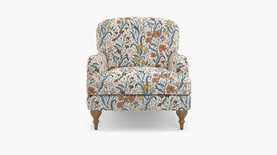 English Roll Arm Chair, Sienna Bloomsbury