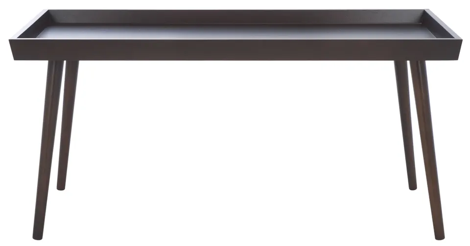 Nonie Coffee Table With Tray - Dark Chocolate