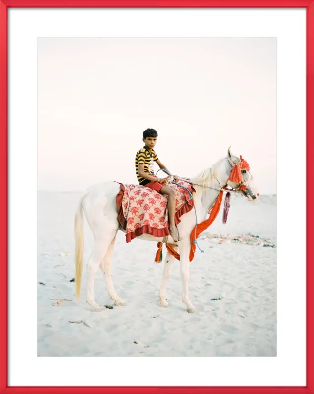 Boy on Horse by Andrew Jacona for Artfully Walls
